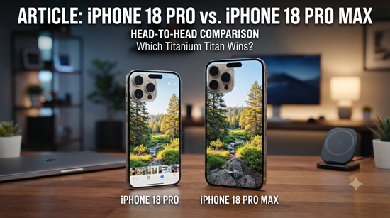 iPhone 18 Pro vs iPhone 18 Pro Max: Which One Should You Buy?