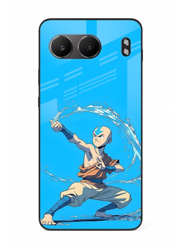 aang water master avatar art OnePlus Nord 4 glass cover waterbending action case