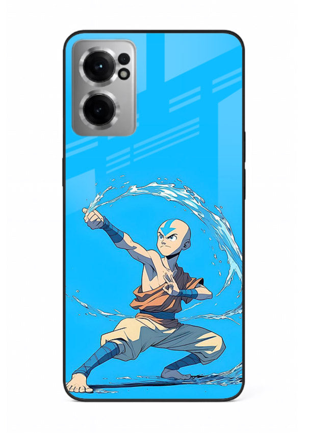 aang water master avatar art OnePlus Nord CE2 5G glass cover waterbending action case