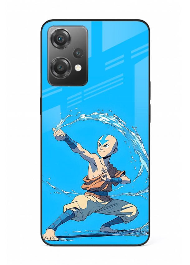 aang water master avatar art OnePlus Nord CE2 Lite 5G glass cover waterbending action case