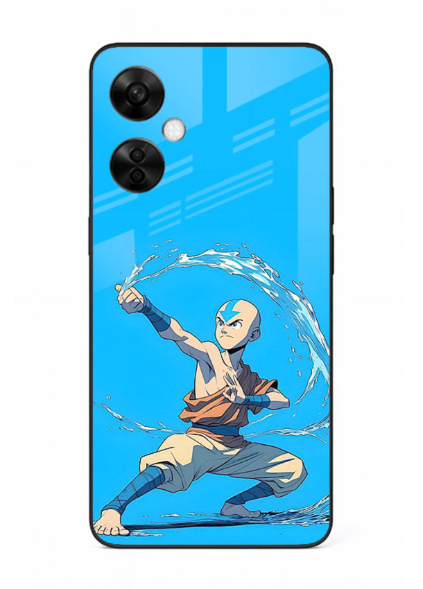 aang water master avatar art OnePlus Nord CE3 Lite glass cover waterbending action case