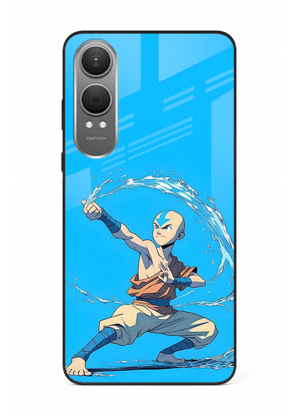 aang water master avatar art OnePlus Nord CE4 Lite glass cover waterbending action case