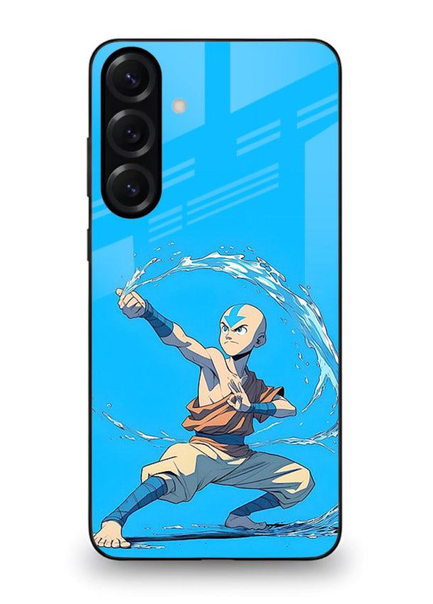 aang water master avatar art Samsung A16 5G glass cover waterbending action case