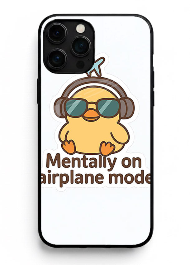 Airplane Mode Pilot aviation artwork iphone 12 pro max glass back cover