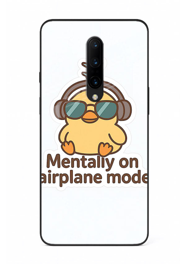 Airplane Mode Pilot aviation artwork OnePlus 7T Pro glass back cover