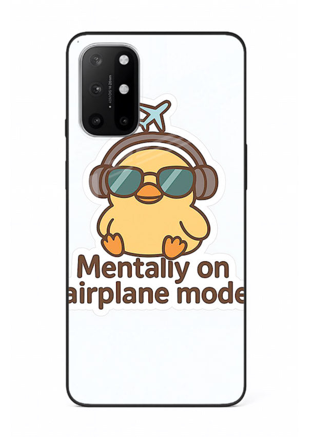 Airplane Mode Pilot aviation artwork OnePlus 8T glass back cover