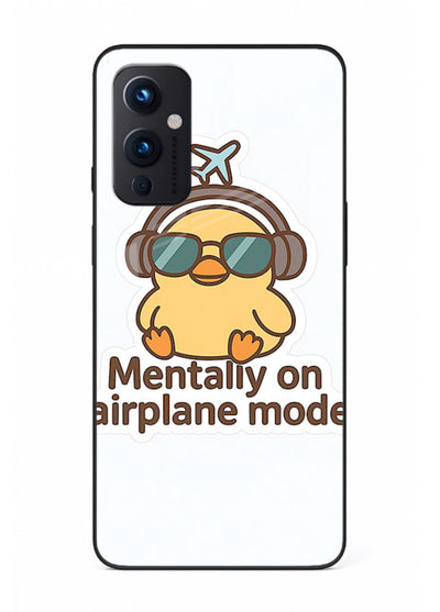 Airplane Mode Pilot aviation artwork OnePlus 9 Pro glass back cover