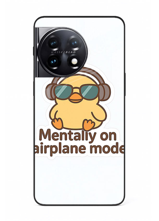 Airplane Mode Pilot aviation artwork OnePlus 11 glass back cover