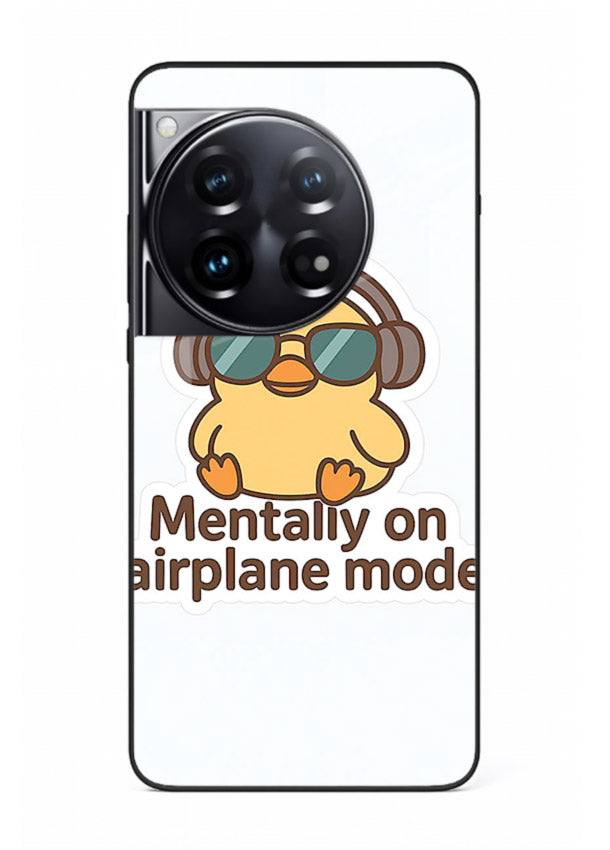 Airplane Mode Pilot aviation artwork OnePlus 12 glass back cover