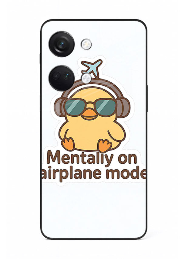 Airplane Mode Pilot aviation artwork OnePlus Nord 3 glass back cover