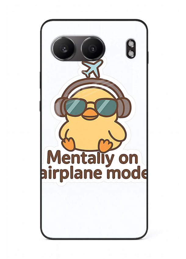 Airplane Mode Pilot aviation artwork OnePlus Nord 4 glass back cover