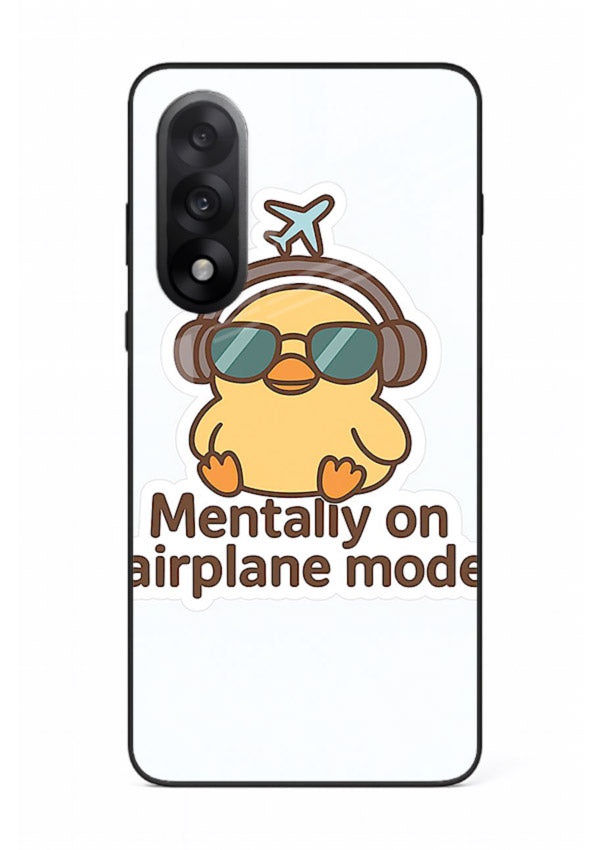 Airplane Mode Pilot aviation artwork OnePlus Nord 5 glass back cover