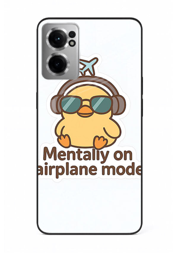 Airplane Mode Pilot aviation artwork OnePlus Nord CE2 5G glass back cover