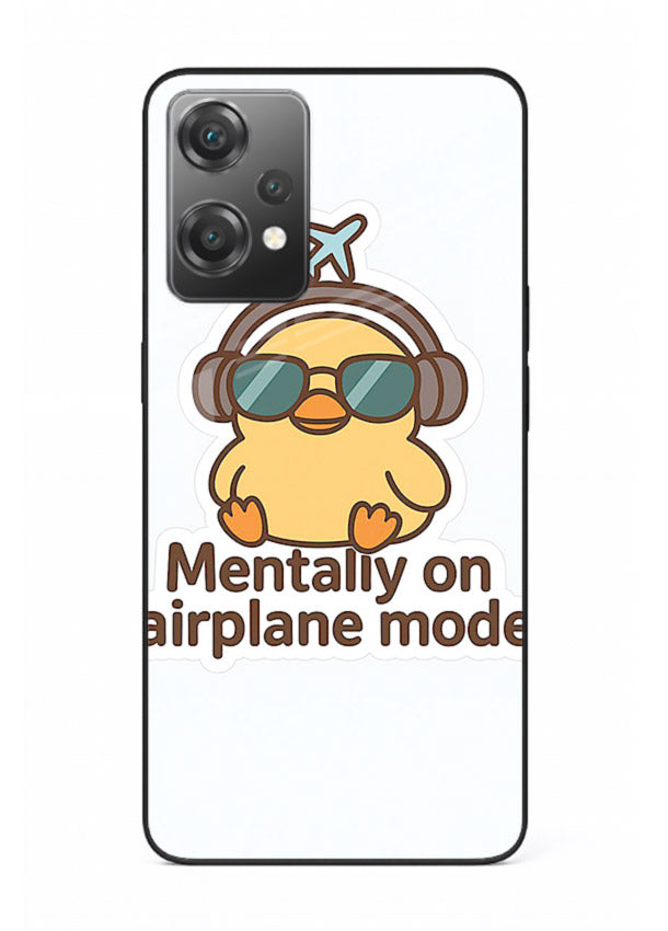 Airplane Mode Pilot aviation artwork OnePlus Nord CE2 Lite 5G glass back cover