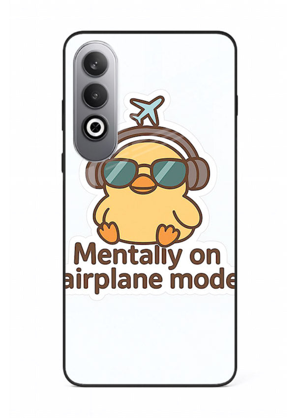 Airplane Mode Pilot aviation artwork OnePlus Nord CE4 glass back cover