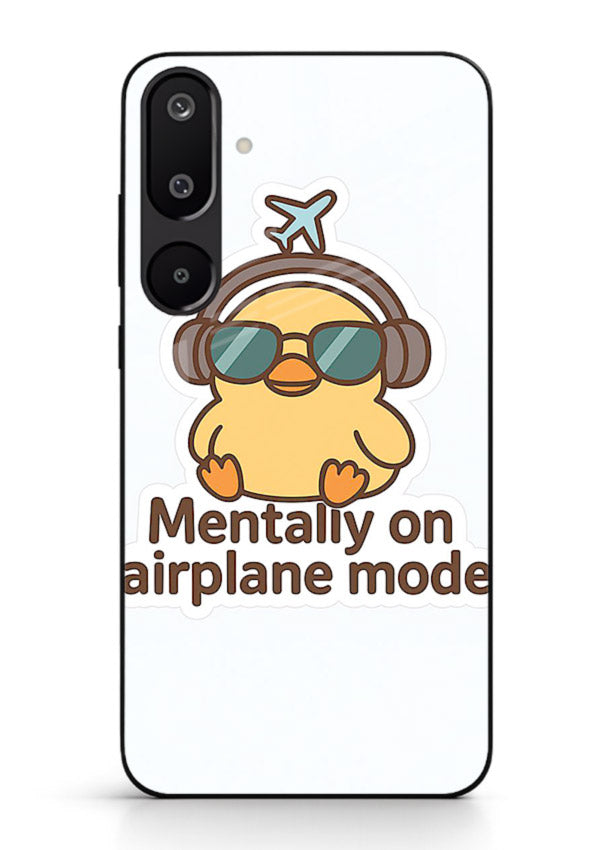 Airplane Mode Pilot aviation artwork Samsung M16 5G glass back cover