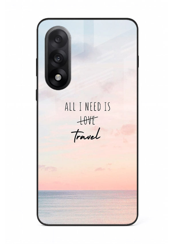All I Need Travel pastel quote artwork OnePlus Nord 5 glass back cover