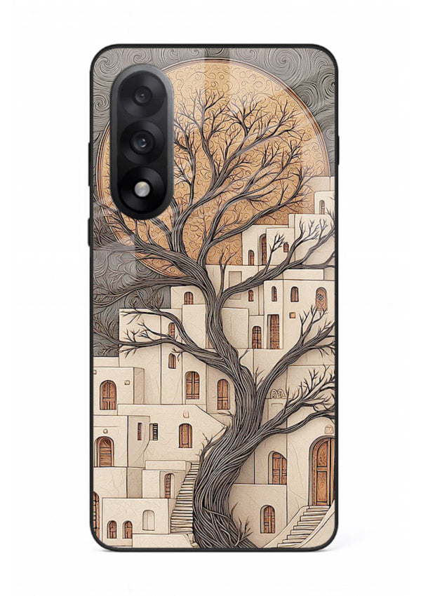 Ancient Moon Village glowing moon village artwork OnePlus Nord 5 glass back cover