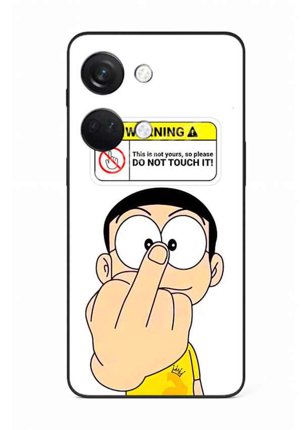 Angry Cartoon Warning cartoon artwork OnePlus Nord 3 glass back cover