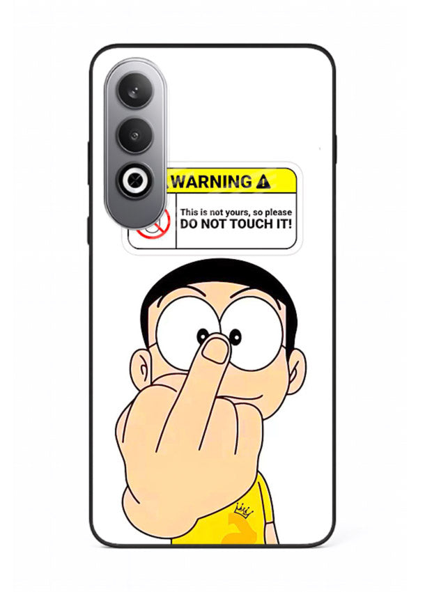 Angry Cartoon Warning cartoon artwork OnePlus Nord CE4 glass back cover