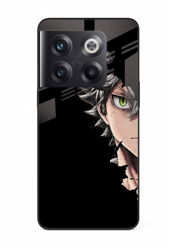 asta demon eye black clover anime art OnePlus 10T glass cover intense portrait case