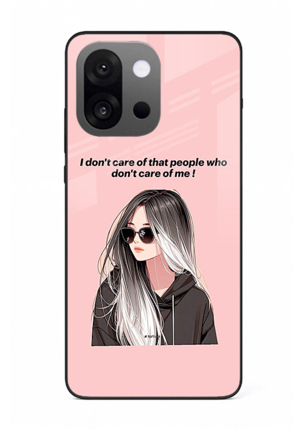 Attitude Sunglasses Girl bold attitude artwork OnePlus 13s glass back cover