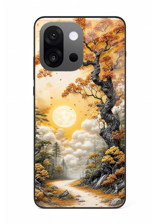 Autumn Sun Forest glowing autumn forest artwork OnePlus 13s glass back cover