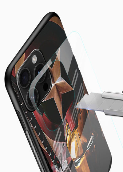 Avengers Star Emblem cover for Glossy Vibrant Premium Look - Angle Blade