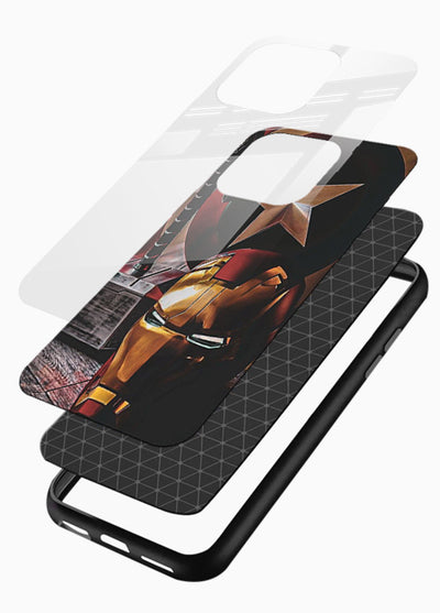 Avengers Star Emblem cover for Glossy Vibrant Premium Look - Angle Layers