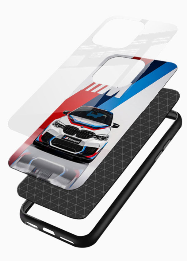 BMW M tricolor stripe design with clean performance styling - 3
