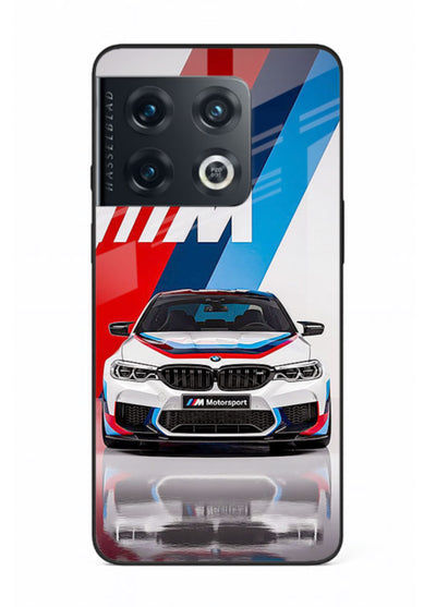 BMW M tricolor stripe design with clean performance styling for OnePlus 10 Pro