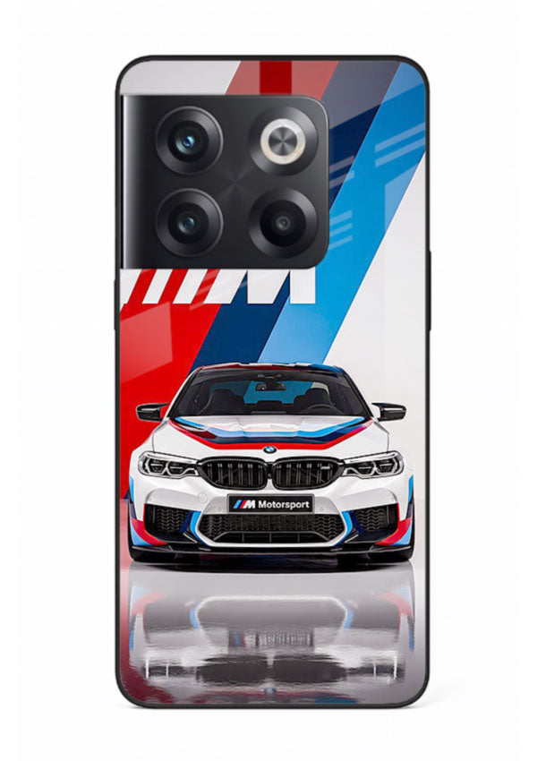BMW M tricolor stripe design with clean performance styling for OnePlus 10T