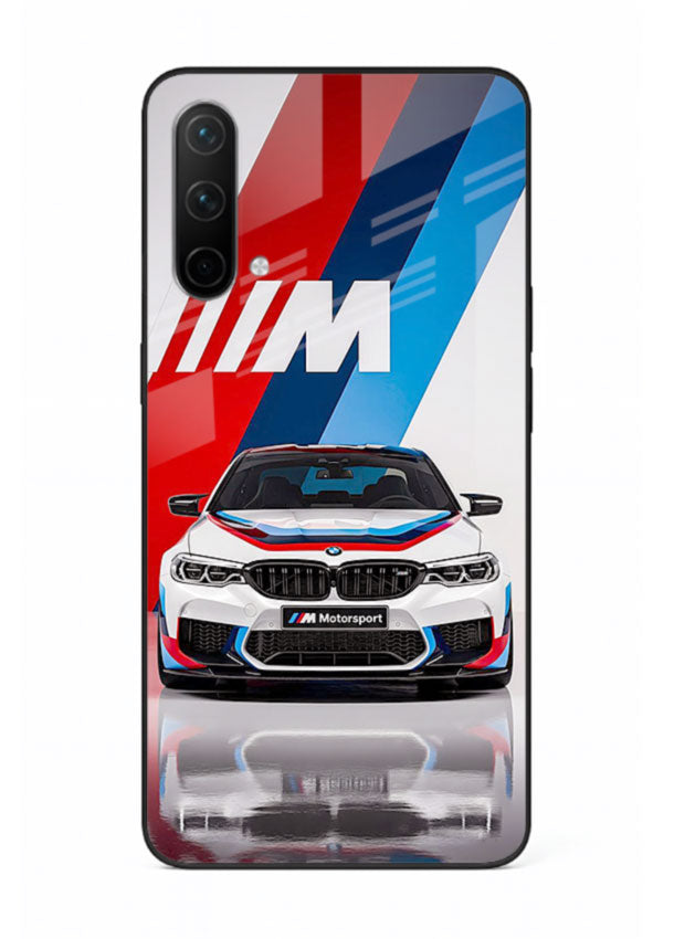 BMW M tricolor stripe design with clean performance styling for OnePlus Nord CE 5G