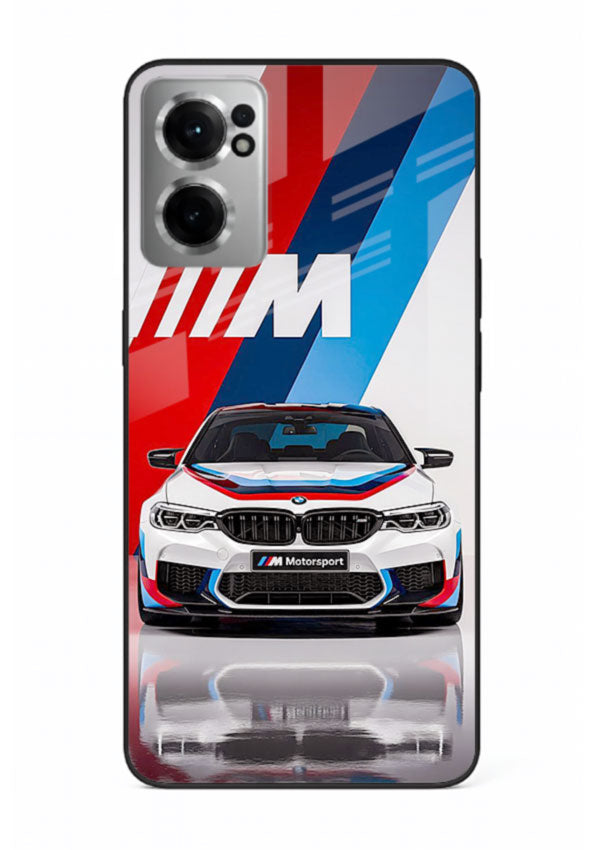 BMW M tricolor stripe design with clean performance styling for OnePlus Nord CE2 5G