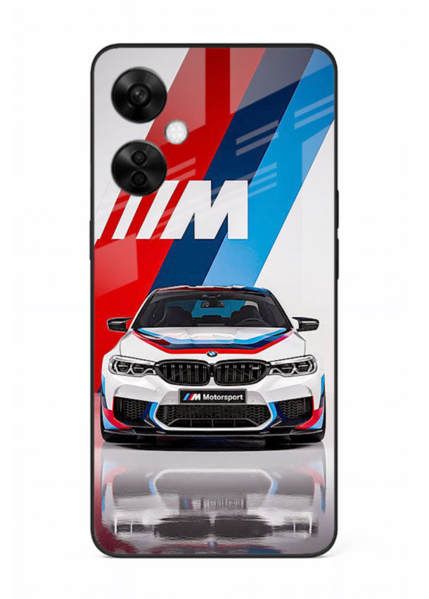 BMW M tricolor stripe design with clean performance styling for OnePlus Nord CE3 Lite