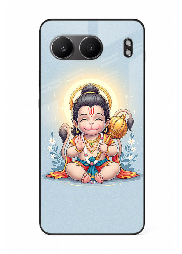 Baby Hanuman graceful artwork design for OnePlus Nord 4 glass back cover