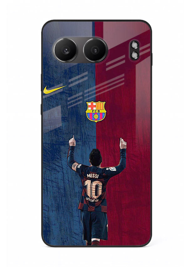Number ten football artwork on tempered glass OnePlus Nord 4 back cover