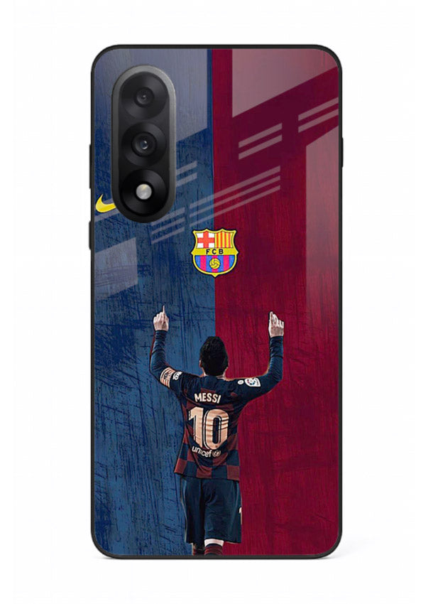 Number ten football artwork on tempered glass OnePlus Nord 5 back cover