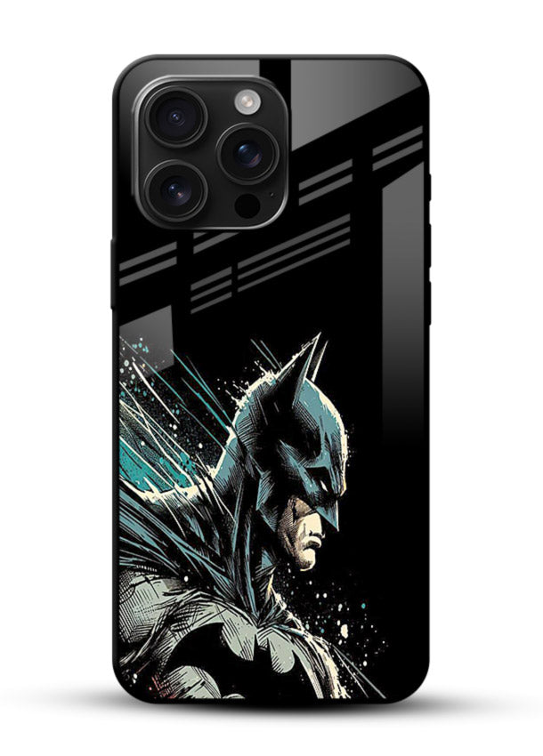 Batman Concrete Legend cover for Glossy Vibrant Premium Look - Angle Front