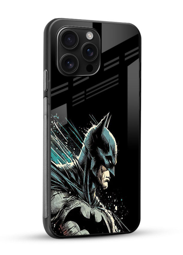 Batman Concrete Legend cover for Glossy Vibrant Premium Look - Angle Side