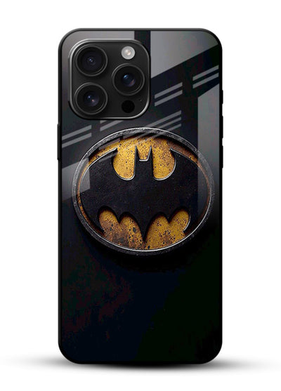 Batman Emblem Gloss cover for Glossy Vibrant Premium Look - Angle Front