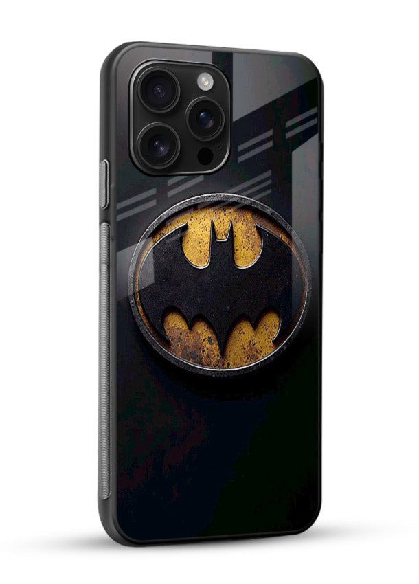 Batman Emblem Gloss cover for Glossy Vibrant Premium Look - Angle Side