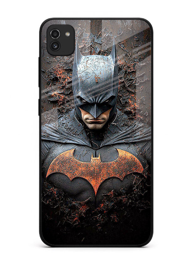 Batman Fire Emblem cover for Samsung A03