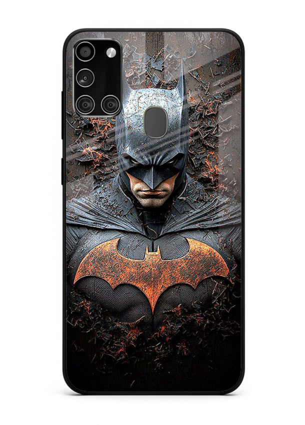 Batman Fire Emblem cover for Samsung A21s