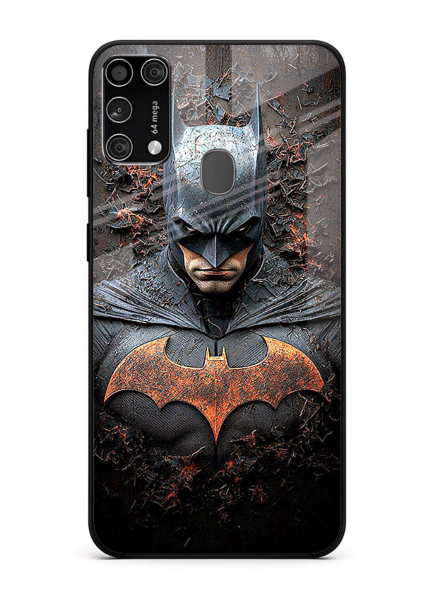 Batman Fire Emblem cover for Samsung M31 Prime
