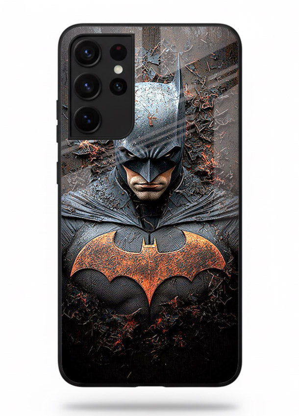 Batman Fire Emblem cover for Samsung S21 Ultra