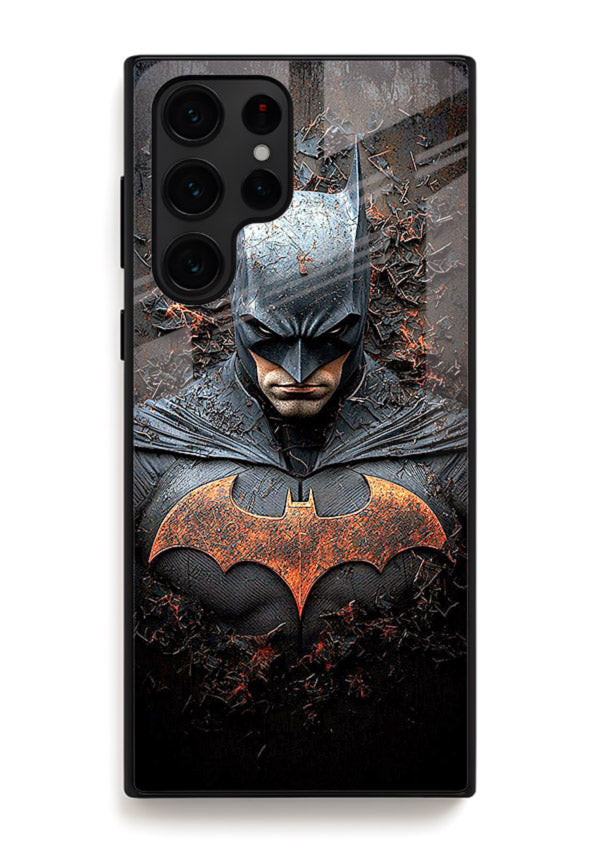 Batman Fire Emblem cover for Samsung S22 Ultra