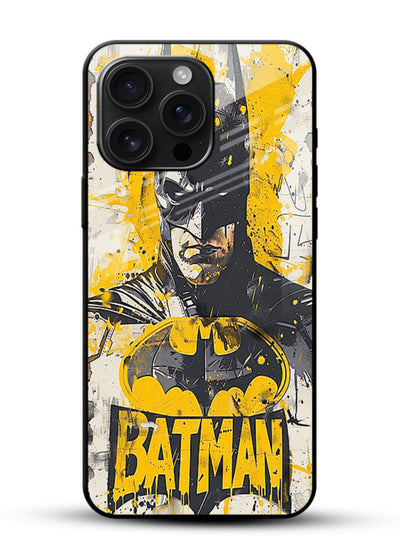 Batman Graffiti Art cover for Glossy Vibrant Premium Look - Angle Front