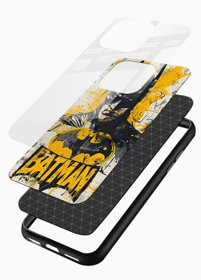 Batman Graffiti Art cover for Glossy Vibrant Premium Look - Angle Layers