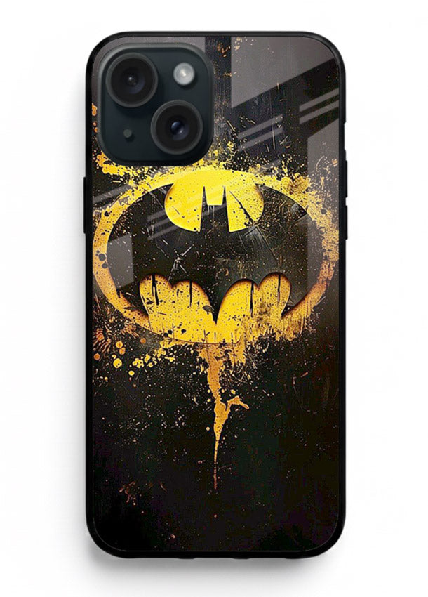 Batman Logo Splash cover for Apple iPhone 15 Plus